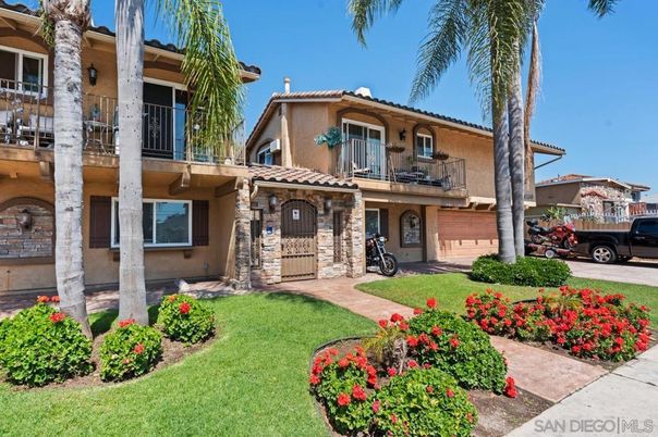Attached, Backyard, Exterior, Facade, Mediterranean