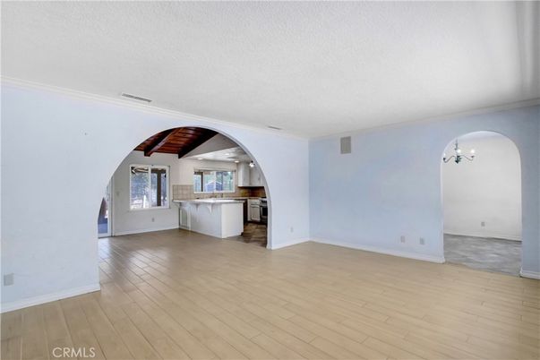 Empty room, Interior, Kitchen, Wood Texture Flooring