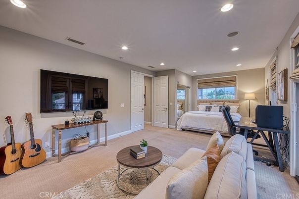 Bedroom, Home Office, Interior, Recessed Lighting