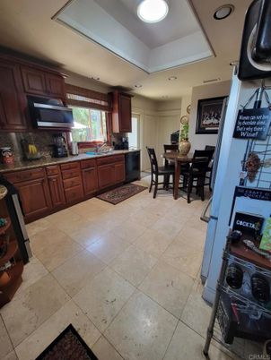 Dining room, Interior, Kitchen, Recessed Lighting