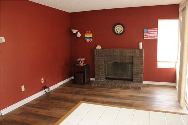 Fireplace, Interior, Wood Texture Flooring