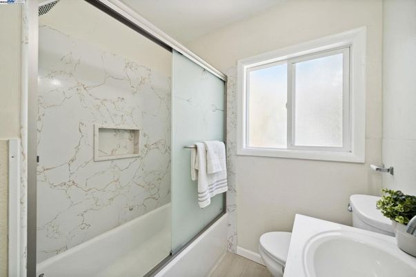 Bathroom, Glass Shower, Interior, Marble Walls