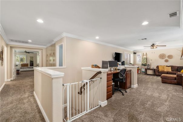 Home Office, Interior, Recessed Lighting