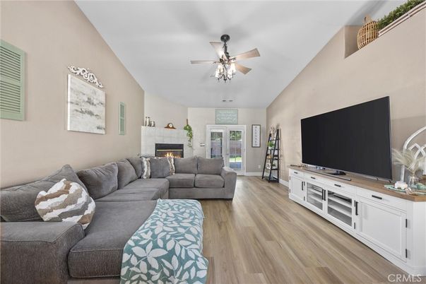 Fireplace, Interior, Living room, Wood Texture Flooring