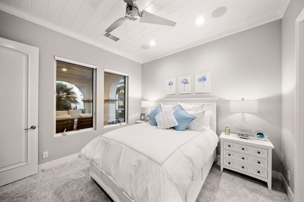 Bedroom, Interior, Recessed Lighting