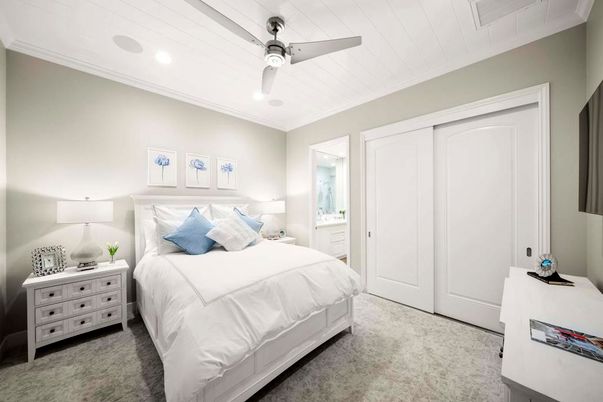 Bedroom, Interior, Recessed Lighting