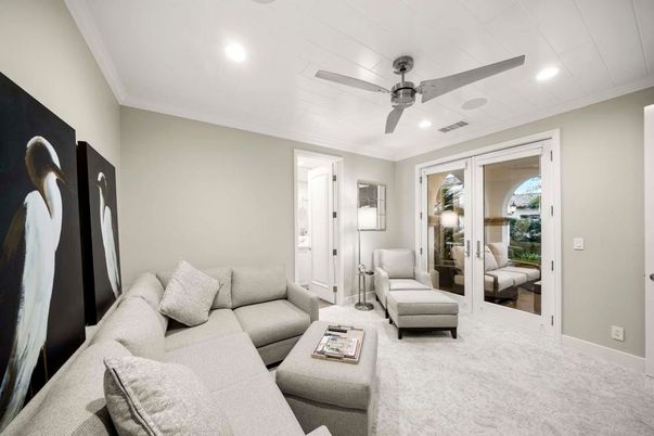 Interior, Living room, Recessed Lighting