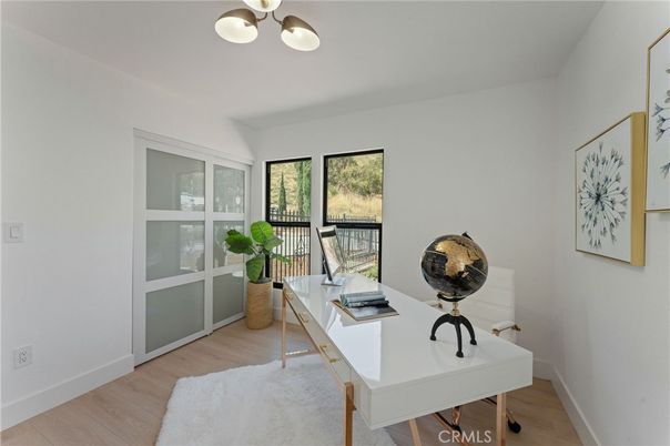 Home Office, Interior, Wood Texture Flooring