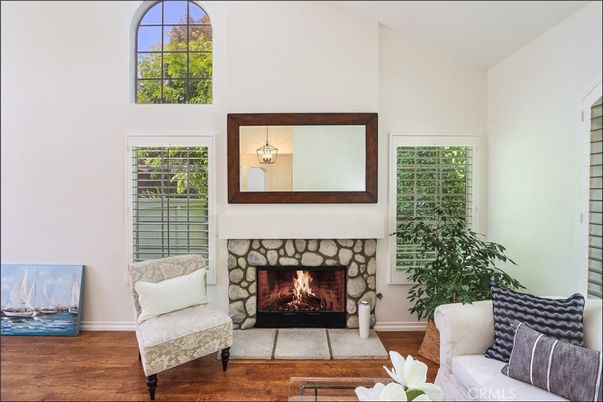 Fireplace, Interior, Wood Texture Flooring