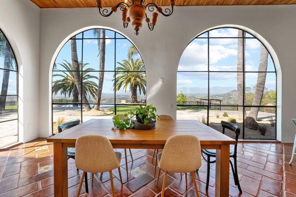 Chandelier, Dining room, Interior, Wooden Ceilings