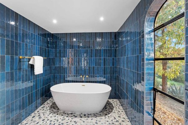 Bathroom, Free Standing Baths, Interior, Recessed Lighting