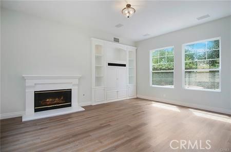 Empty room, Fireplace, Interior, Wood Texture Flooring