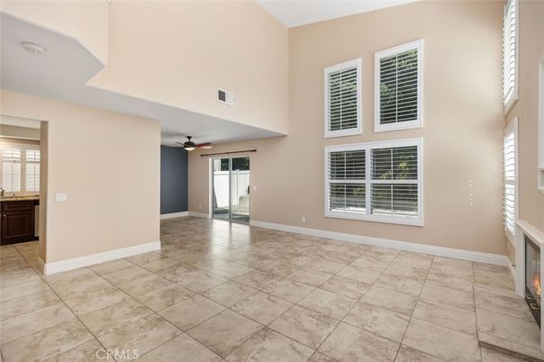 Empty room, Fireplace, Interior