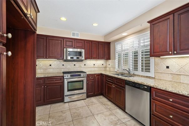 Interior, Kitchen, Recessed Lighting, Stainless Steel Appliances