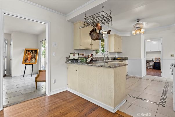 Interior, Kitchen, Wood Texture Flooring