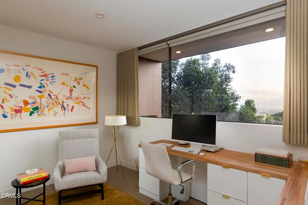 Home Office, Interior, Recessed Lighting