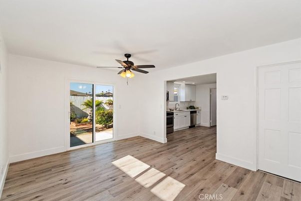 Empty room, Interior, Kitchen, Wood Texture Flooring