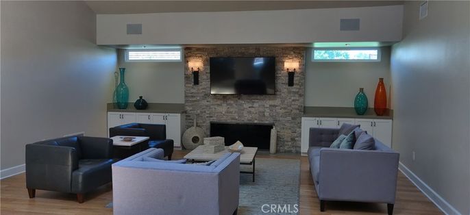 Fireplace, Interior, Living room, Stone Walls, Wood Texture Flooring