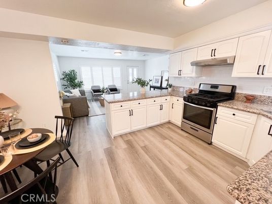 Dining room, Interior, Kitchen, Living room, Wood Texture Flooring