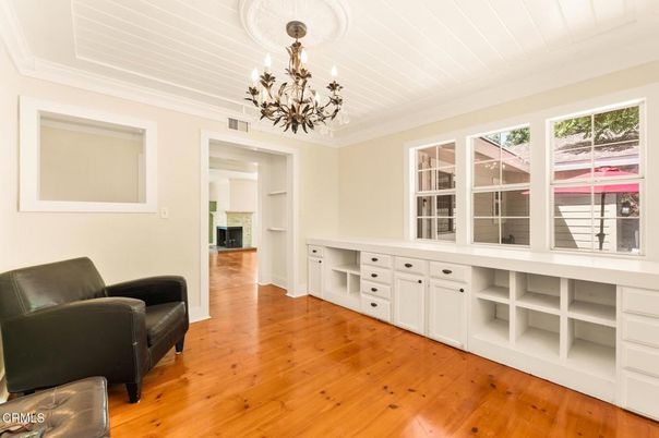Chandelier, Interior, Wood Texture Flooring