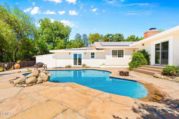 Exterior, Pool, Solar Panels