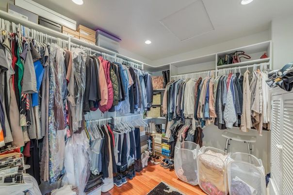 Interior, Recessed Lighting, Walk-in Closets, Wood Texture Flooring