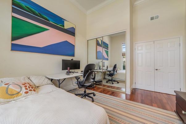 Bedroom, Home Office, Interior, Wood Texture Flooring
