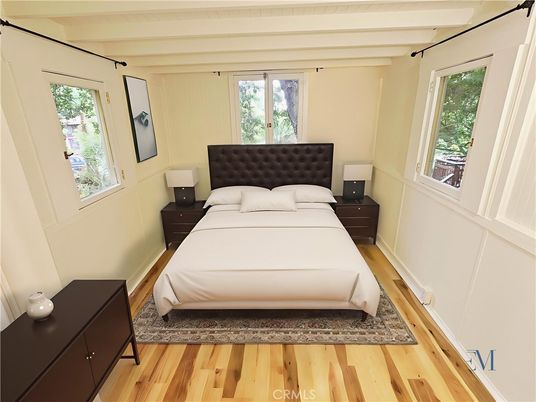 Bedroom, Interior, Wood Texture Flooring
