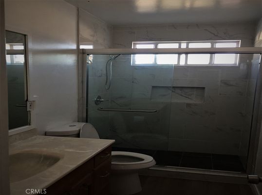 Bathroom, Glass Shower, Interior, Marble Walls