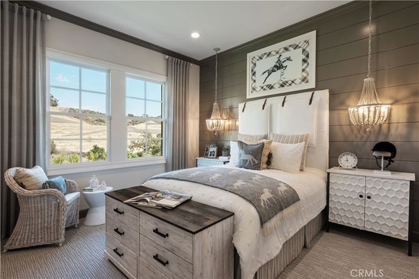Bedroom, Interior, Recessed Lighting