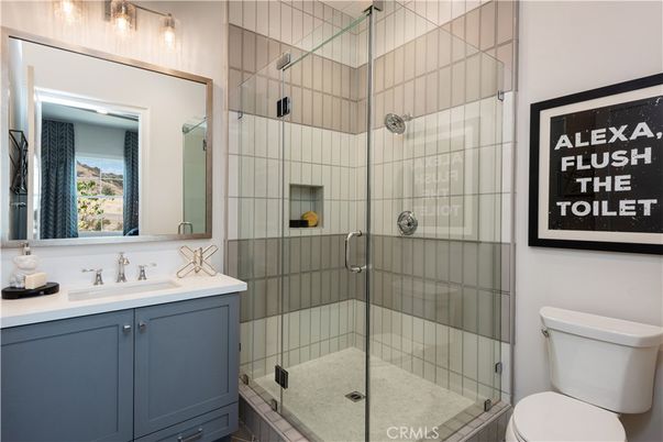 Bathroom, Glass Shower, Interior