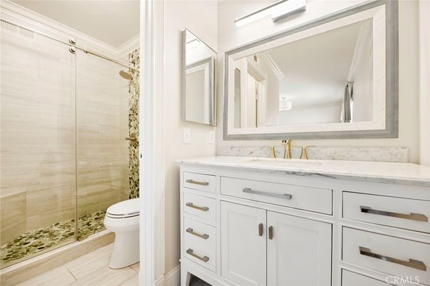 Bathroom, Glass Shower, Interior