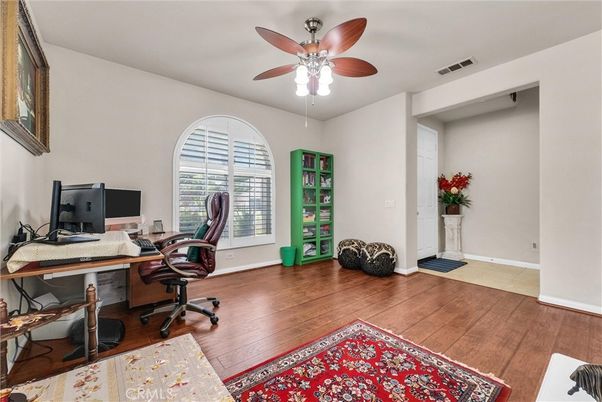 Home Office, Interior, Wood Texture Flooring