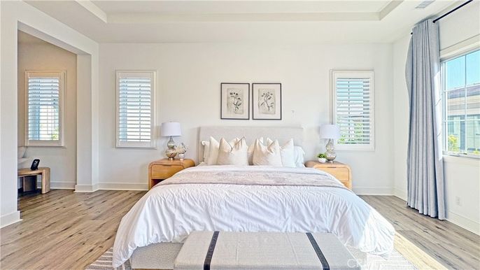 Bedroom, Interior, Wood Texture Flooring
