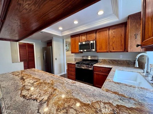 Interior, Kitchen, Recessed Lighting, Stainless Steel Appliances