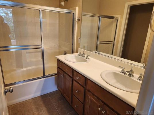 Bathroom, Dual Sink Vanities, Glass Shower, Interior