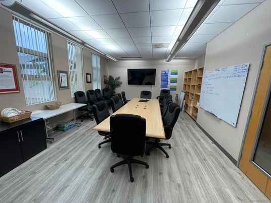 Home Office, Interior, Wood Texture Flooring