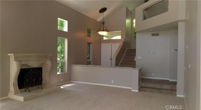 Fireplace, Interior, Pendant Lights