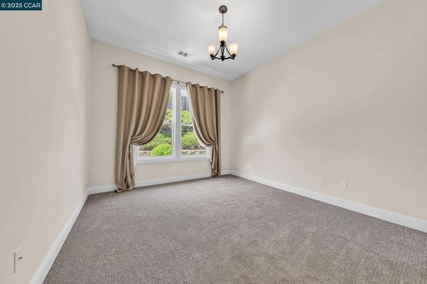 Chandelier, Empty room, Interior