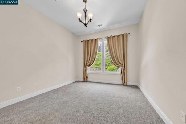 Chandelier, Empty room, Interior