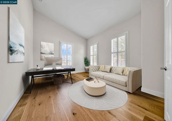Home Office, Interior, Wood Texture Flooring