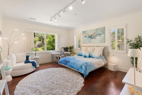 Bedroom, Interior, Wood Texture Flooring