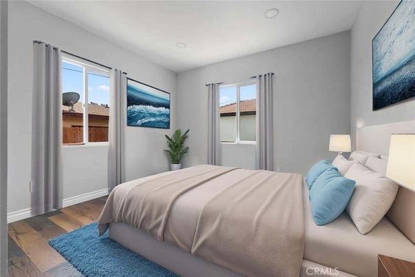 Bedroom, Interior, Wood Texture Flooring