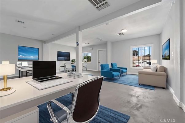 Home Office, Interior, Living room, Recessed Lighting