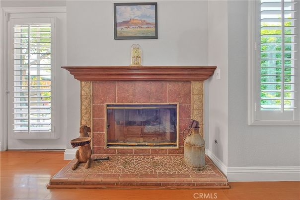 Fireplace, Interior, Wood Texture Flooring