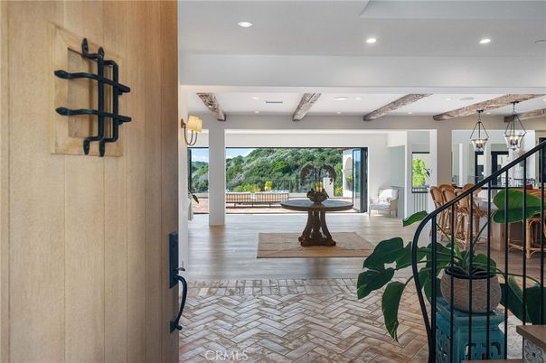 Interior, Recessed Lighting, Wooden Beams