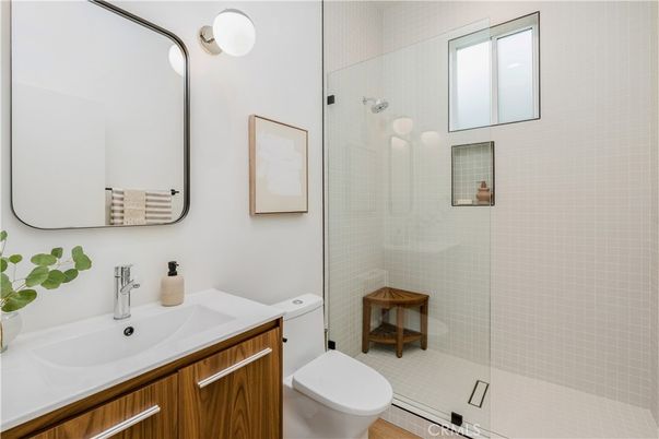 Bathroom, Glass Shower, Interior