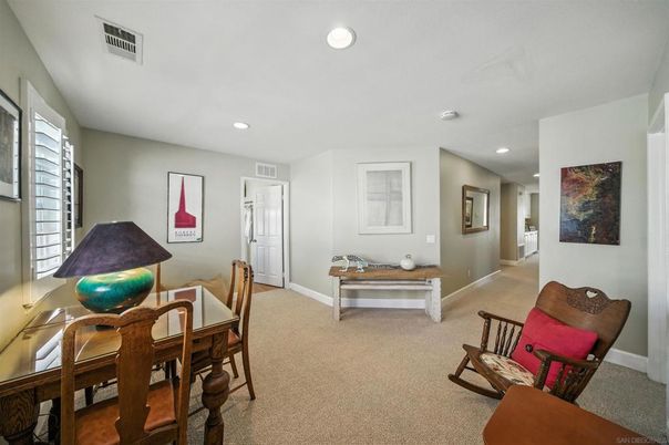 Dining room, Interior, Recessed Lighting