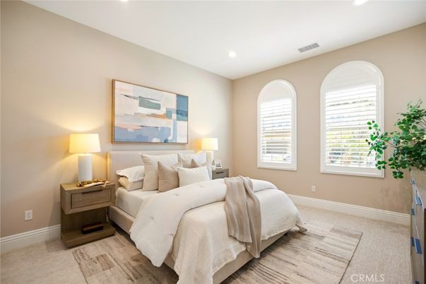 Bedroom, Interior, Recessed Lighting