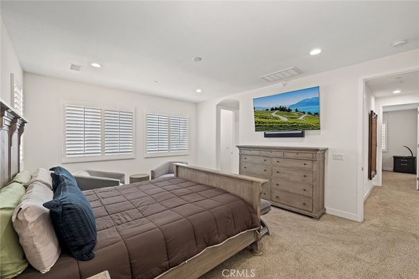 Bedroom, Interior, Recessed Lighting